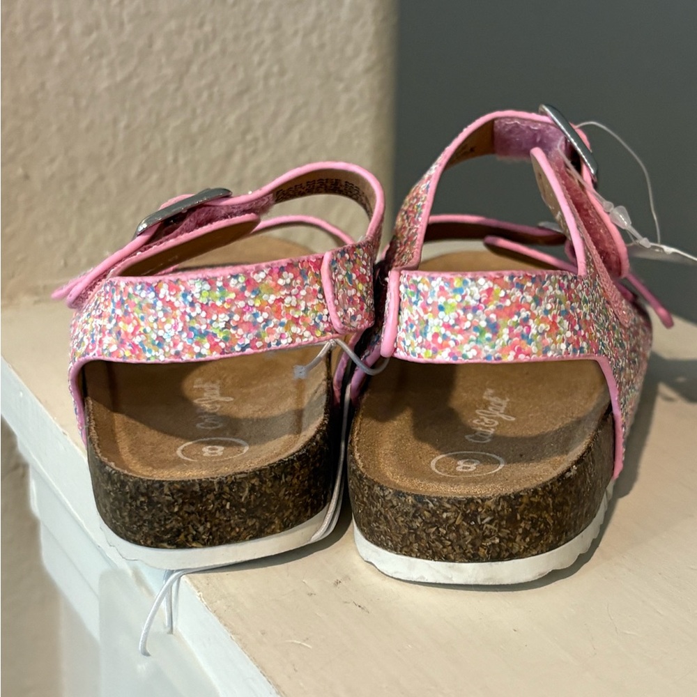 Toddler Reagan Footbed Sandals Multicolor - Cat & Jack - Size 8 NEW - Picture 4 of 6